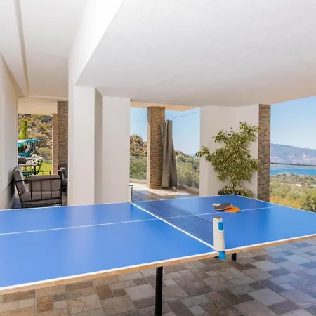 6 Bedroom Private Pool And Tennis Court Villa Kalkan